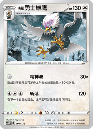 洗翠 勇士雄鹰