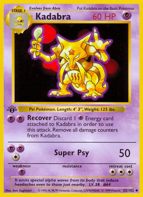 Kadabra [1st Edition]