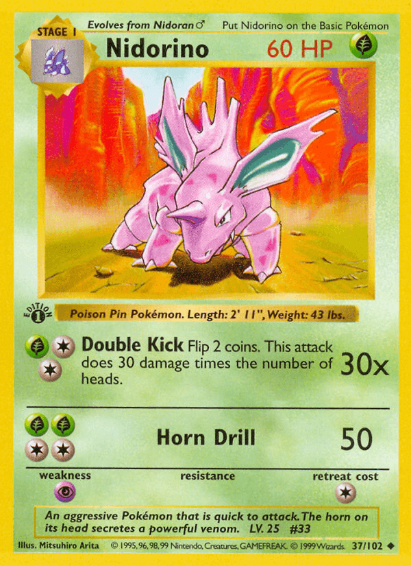 Nidorino [1st Edition]