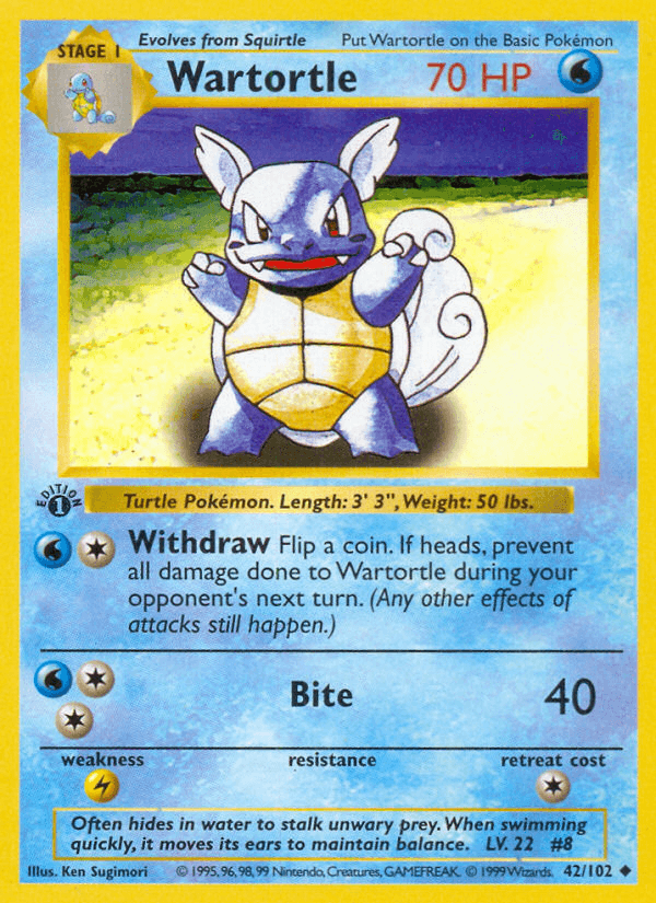 Wartortle [1st Edition]
