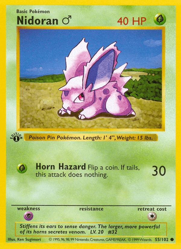 Nidoran ♂ [1st Edition]