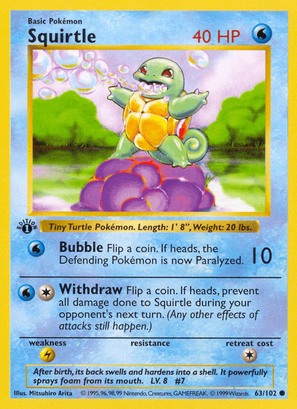 Squirtle [1st Edition]