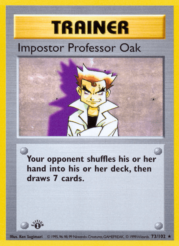 Impostor Professor Oak [1st Edition]