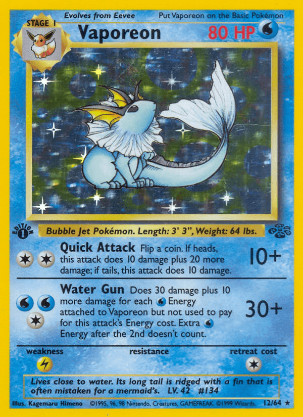 Vaporeon [1st Edition]
