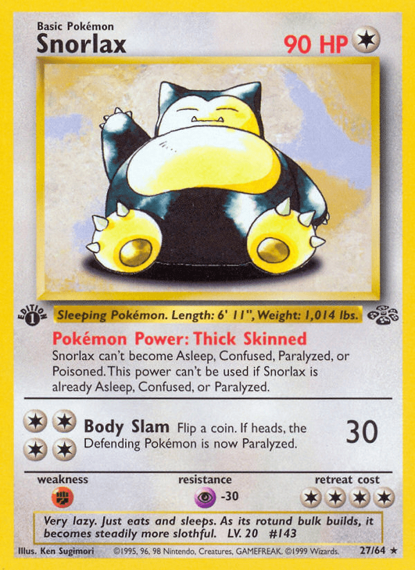 Snorlax [1st Edition]