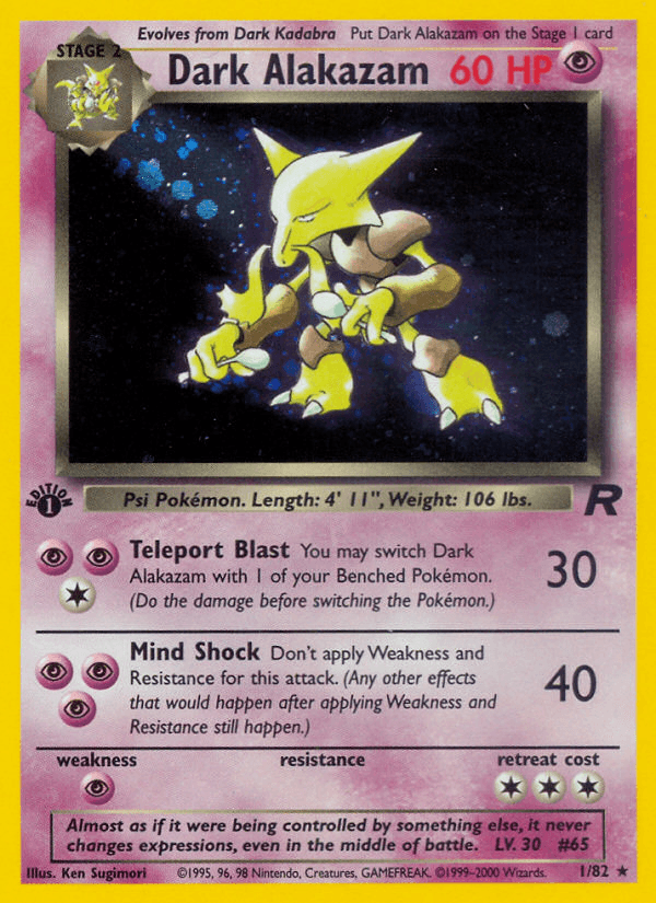Dark Alakazam [1st Edition]