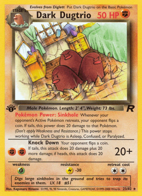 Dark Dugtrio [1st Edition]