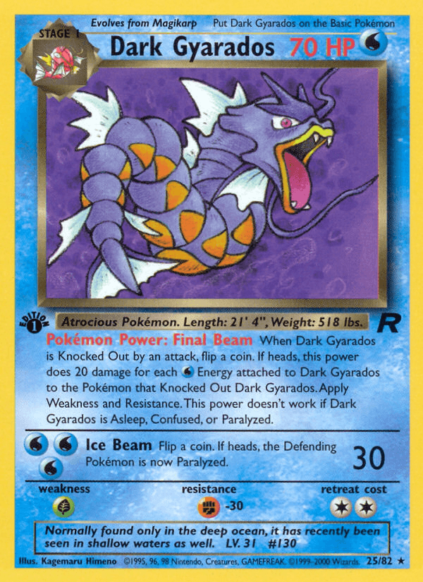 Dark Gyarados [1st Edition]