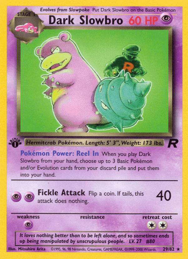 Dark Slowbro [1st Edition]