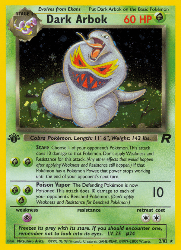 Dark Arbok [1st Edition]