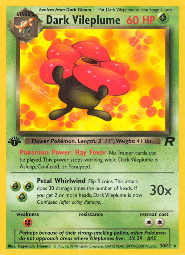 Dark Vileplume [1st Edition]