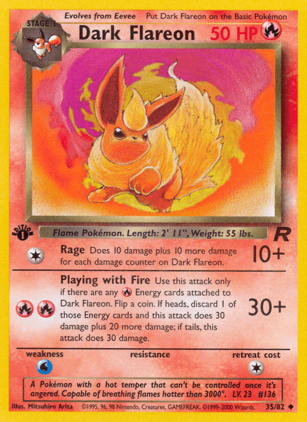 Dark Flareon [1st Edition]