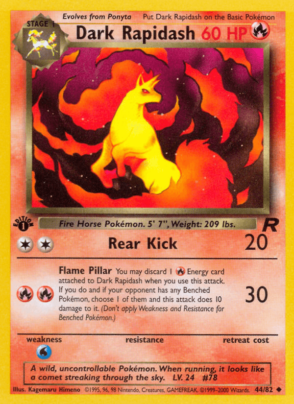 Dark Rapidash [1st Edition]