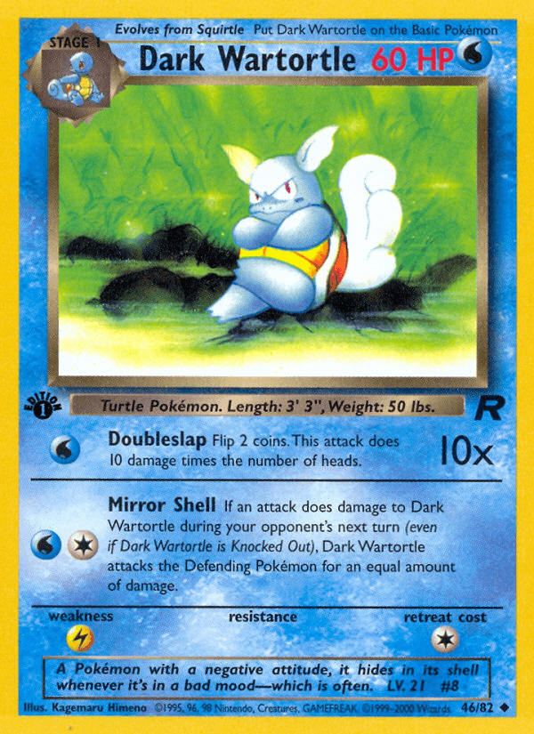 Dark Wartortle [1st Edition]