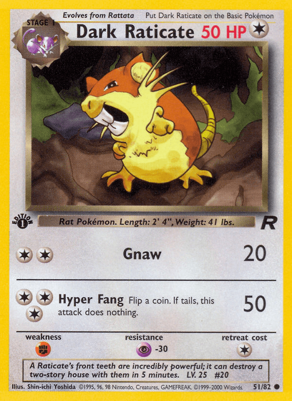 Dark Raticate [1st Edition]