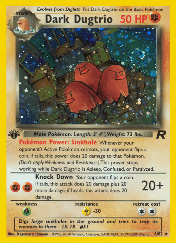 Dark Dugtrio [1st Edition]