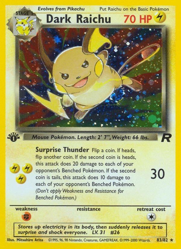 Dark Raichu [1st Edition]