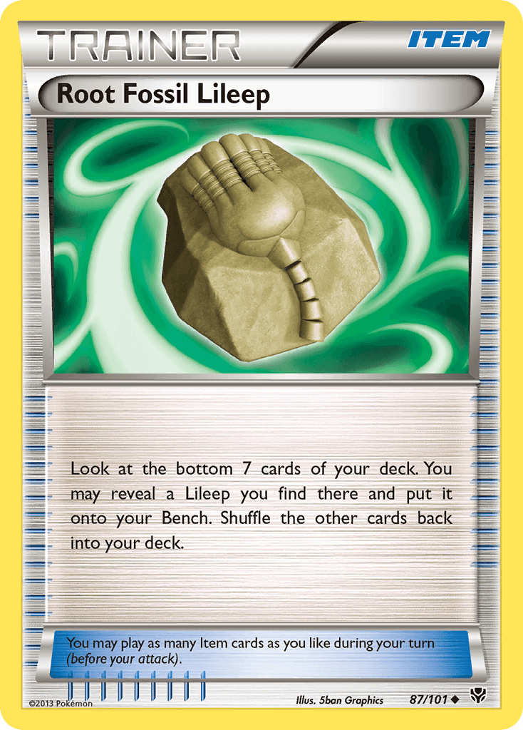 Root Fossil Lileep [Reverse Holo]