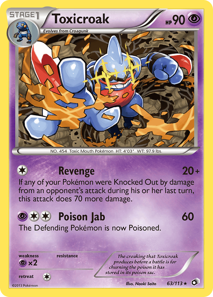 Toxicroak [Reverse Holo]