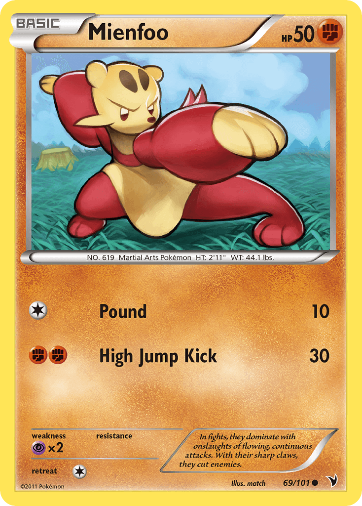 Mienfoo [Reverse Holo]
