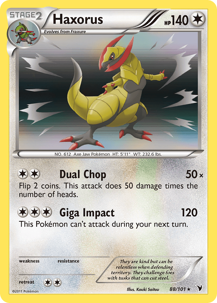 Haxorus [Reverse Holo]