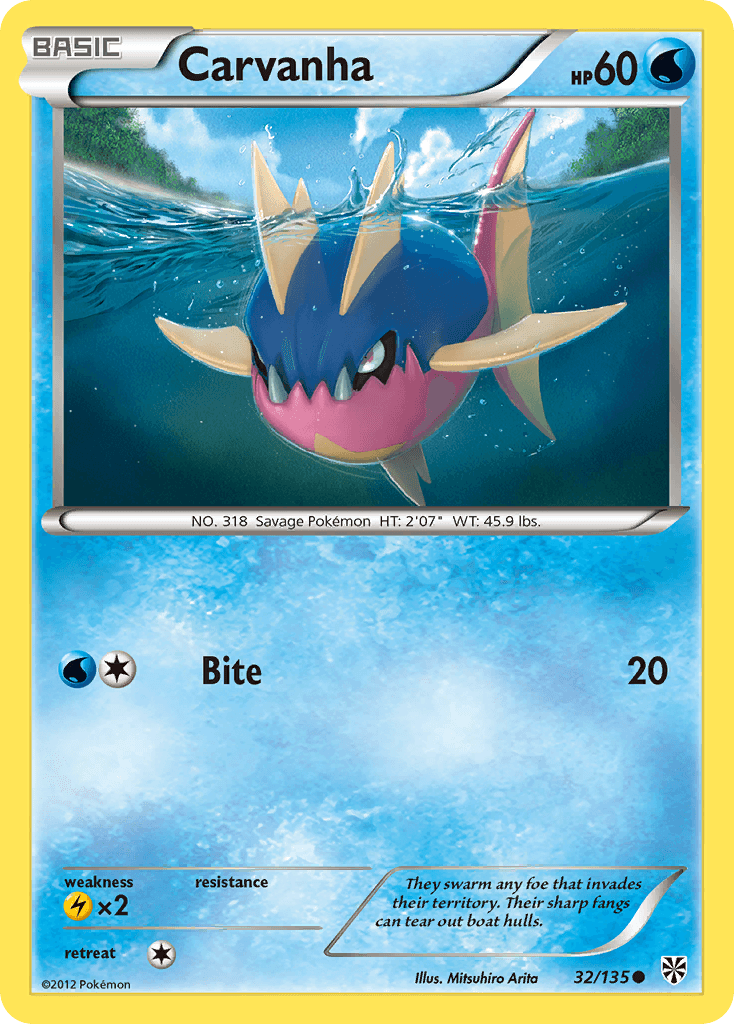 Carvanha [Reverse Holo]