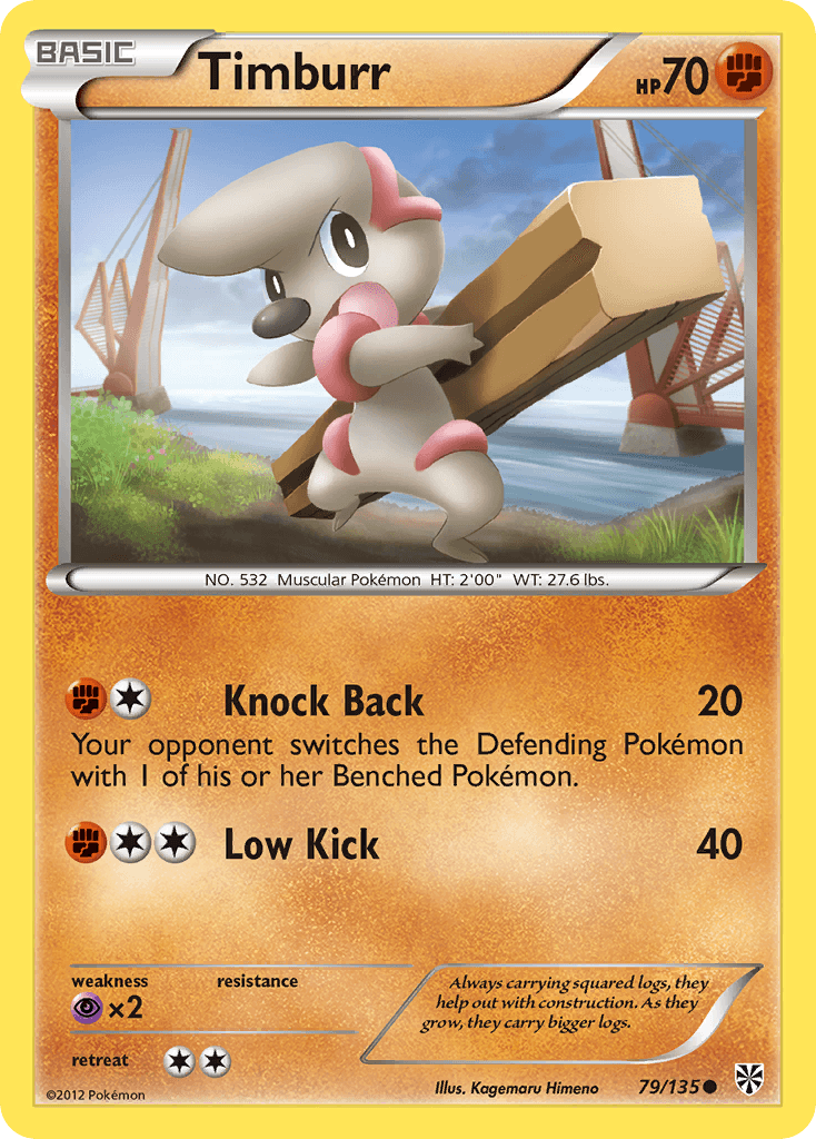 Timburr [Reverse Holo]