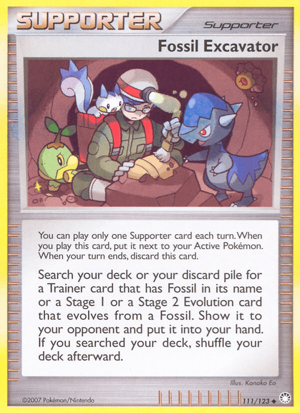 Fossil Excavator [Reverse Holo]