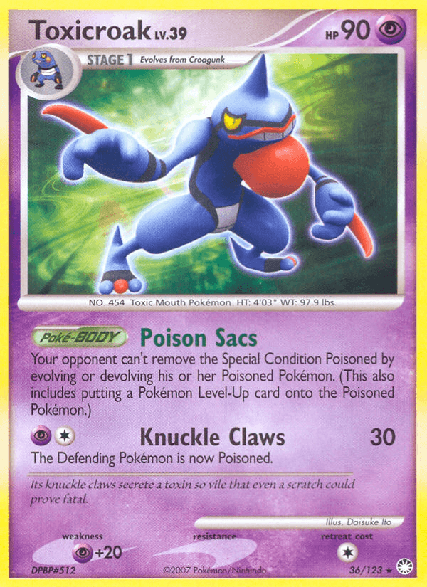 Toxicroak [Reverse Holo]