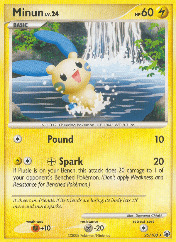 Minun [Reverse Holo]