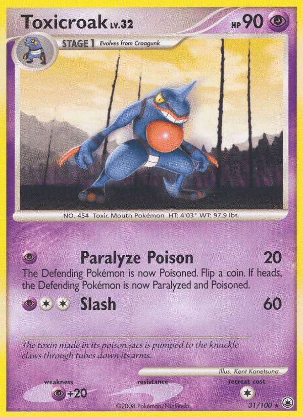 Toxicroak [Reverse Holo]