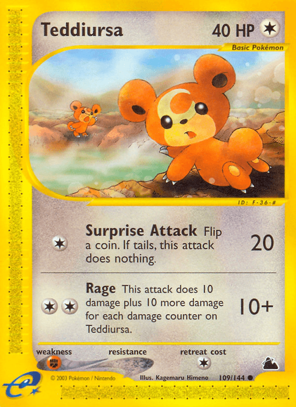 Teddiursa [Reverse Holo]