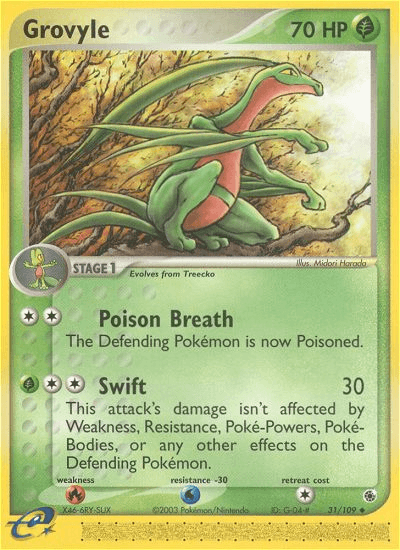 Grovyle [Reverse Holo]
