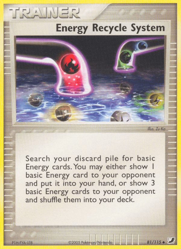 Energy Recycle System [Reverse Holo]