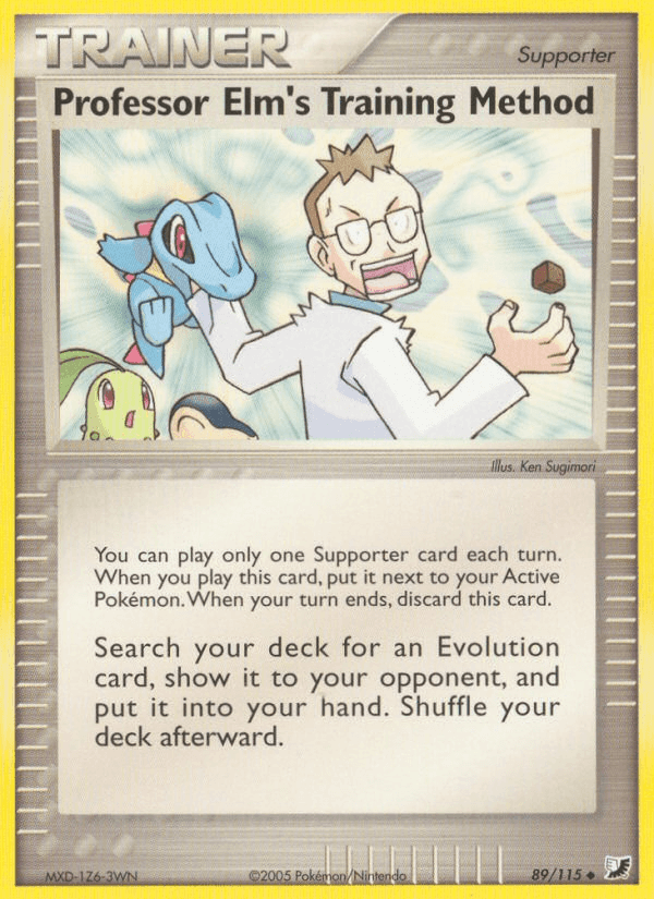 Professor Elm's Training Method [Reverse Holo]