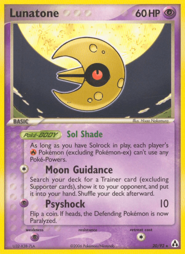 Lunatone [Reverse Holo]