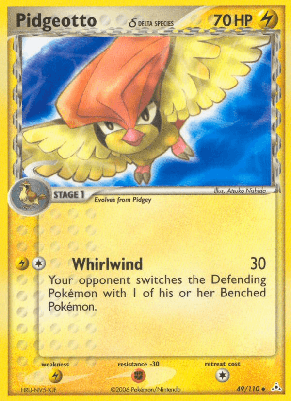 Pidgeotto δ [Reverse Holo]