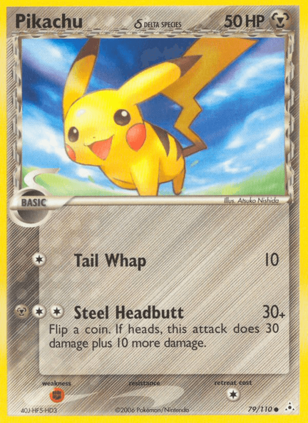 Pikachu δ [Reverse Holo]