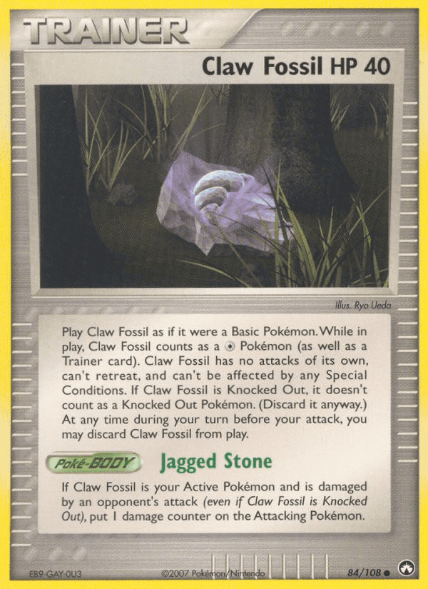 Claw Fossil [Reverse Holo]