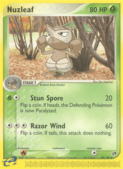 Nuzleaf [Reverse Holo]