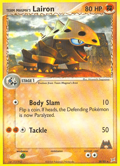 Team Magma's Lairon [Reverse Holo]