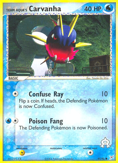 Team Aqua's Carvanha [Reverse Holo]