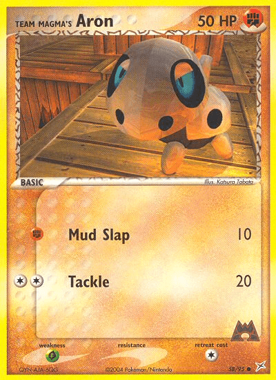 Team Magma's Aron [Reverse Holo]