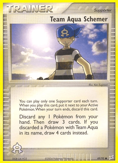 Team Aqua Schemer [Reverse Holo]