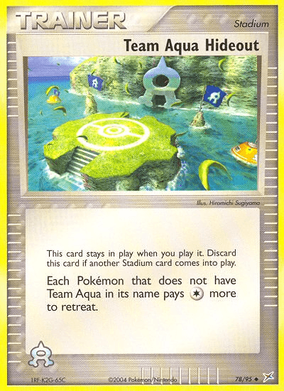 Team Aqua Hideout [Reverse Holo]