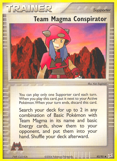 Team Magma Conspirator [Reverse Holo]