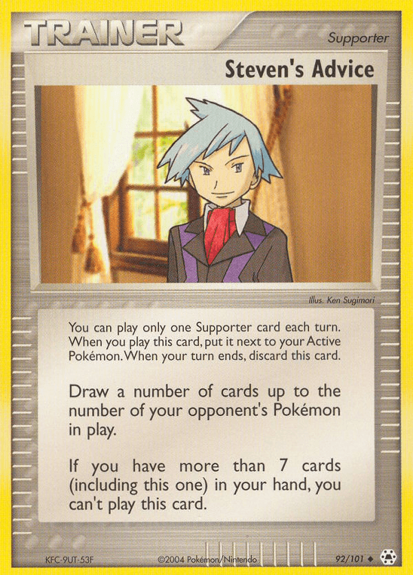 Steven's Advice [Reverse Holo]