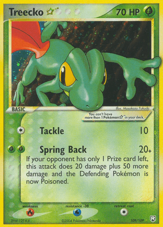 Treecko ★ — Team Rocket Returns