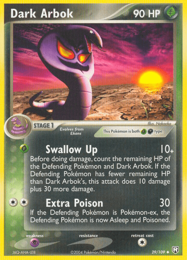 Dark Arbok [Reverse Holo]