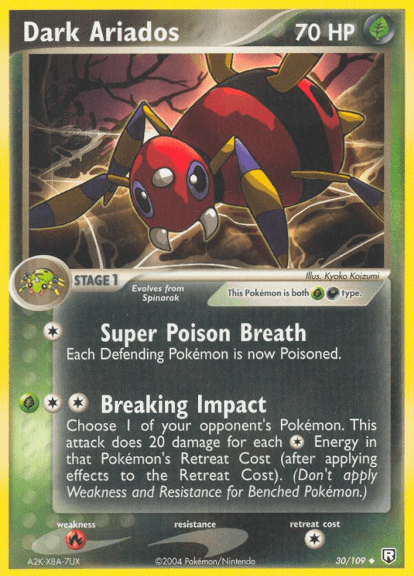 Dark Ariados [Reverse Holo]
